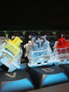 Lubricated Mechanical Switch Three Layered Foot Focus Cover