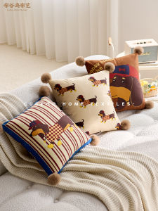 Đệm Nhồi Bông Nhung Hoạt Hình Đệm Ghế Sofa Đệm Lưng Đệm Du Lịch Có Thể Tháo Rời Đệm Nhung Ngắn Cho Khách Sạn Nhà Nghỉ Phòng Khách