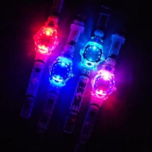 Jam tangan anak labubu lampu warna warni