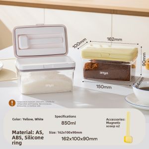 anya | Food Grade Airtight Storage Container with Magnetic Spoon