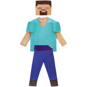 Qingnan | Halloween 2D Stage Party Costume Steve Minecraft Cosplay