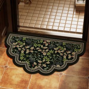 Thảm Trải Sàn Phòng Tắm Ren Bohemian VIKAMA Chống Trơn Trượt Thấm Hút Nhanh Làm Từ Chất Liệu Cao Su Diatomite Dùng Trang Trí Nhà Cửa.
