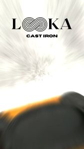 Looka Cast Iron Hot Plate / Piring Steak Model Ayam