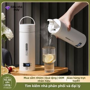 LIWAN | Portable Insulated Heating Electric Water Cup Stainless Steel