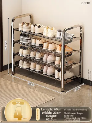 ZHUANJIAO | Space-saving Multi-level Compact Shoe Rack