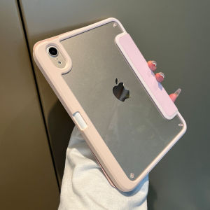 2025 New Y-Fold Hard Shell Transparent Anti-Fall Silicone Protective Case for Apple iPad 11 Air 4/5/6/7 pro 11 Inch Mini 6 13 Inch Full Cover Stand