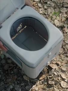Folding Portable Camping Toilet Adult Compact Travel Toilet Odor-proof Outdoor Emergency Toilet for Camping Car Travel