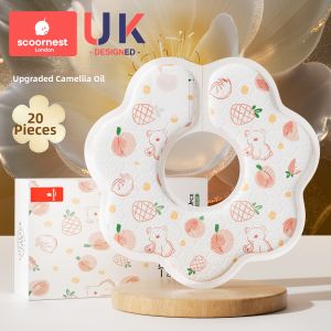 KESCOORL | Waterproof Baby Drool Bibs Non-pure Cotton Muslin