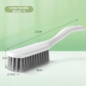 Maryya | Multifunctional Stiff Bristle Long Handle Brush for Shoes and Clothes