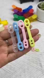 10pcs Hanger Clip Outdoor Windproof Drying Racks Hooks Anti-drop Cloth Hanger Falling Silicone Strip Buckle Of Clothes