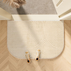 Modern Minimalist Entrance Mat Door Mat Indoor Outdoor Dirty Resistant No Maintenance Mudroom Door Mat Cuttable Entrance Rug