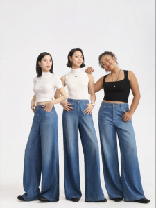 HIPPIE MISS | Hippie Girl Tencel Wide Leg Straight Leg Jeans