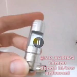 Lampu LED Depan H6 2 Mata: 12v-80v Universal Motor Bebek & Matic