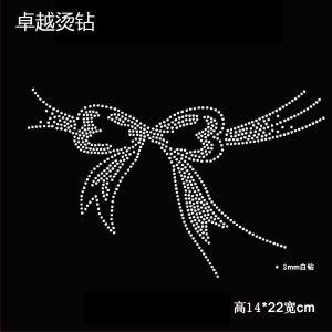 DIY Clothing Accessories: Rhinestone Embellished Cashmere Sweater Collar Design Butterfly Knot Neckline Fashionable Apparel