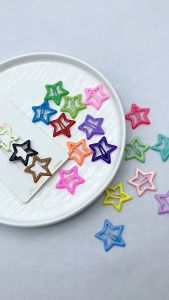 Jepit Rambut Bentuk Bintang 1 & 5 PCS Hair Clips Bintang Aksesoris Rambut Wanita Pin Rambut Warna Warni HHG