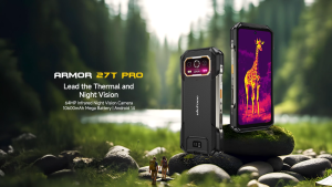 Ulefone Armor 27T Pro 5G Thermal Imaging Rugged Phone 10600mAh Android 14 Smartphone 50MP+64MP 6.78" 24GB+256GB