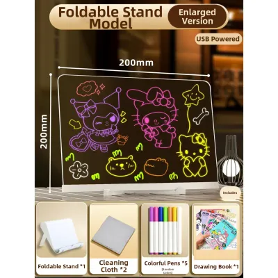OUKU |Clear LED Writing Board Dustless