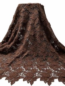 Nigerian Lace Fabrics 2026 High Quality Lace African Lace Fabric Milk Silk Lace Guipure Cord Lace Fabric For Party Dress Sewing