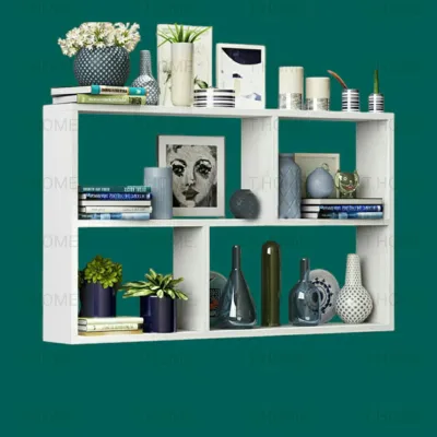 Kệ sách trang trí treo tườngKệ decor treo tường bằng gỗ giá xưởng