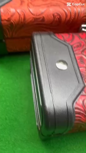 กล่องคิวหนังลายไทยท่อนเดียวเกรด A ดีไซน์หรู แข็งแรง ทนทาน