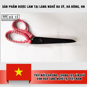 Kéo Cắt Vải Còng Lệch Nhíp Xe Rèn Từ Thép Nhíp Xe Siêu Bền - Xưởng Rèn Đồ Tể - Đa Sỹ - HL33