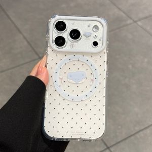 SENBO | Dot Elephant Design Full Coverage Silica Gel Shockproof Case for iPhone 17 Pro Max