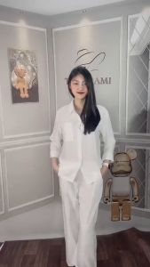 Set Bộ Tay Dài Quần Dài Chất Đũi Tơ xước Đủ size 40-80kg