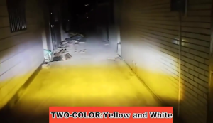 Motorcycle lights mini driving lights white+yellow pair universal and high-quality with switch murang  mini