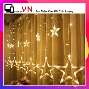 ⚡ Siêu Xinh ⚡ Đèn Rèm Ngôi Sao Nhấp Nháy - Đèn Trang Trí - Dây Đèn Led Lấp Lánh Đêm Noel