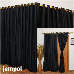 GORDEN POLOS HITAM SMOKERING 12 LUBANG