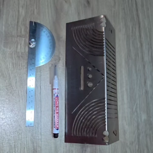 Bộ Dụng Cụ Gồm 3 Món Thước Kim Loại Đo Góc Và Cử Lấy Dấu Kèm Bút Chuyên Dụng Chính Xác Cho Thợ Mộc Kỹ Sư Đa Ứng Dụng