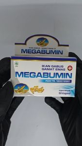 MEGABUMIN - Kapsul Minyak Ikan Gabus dan Gamat Emas 50 KPSL