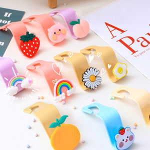 ตะขอแขวน ของในรถ ลายการ์ตูนน่ารัก ตะขอแขวนหลังเบาะ ที่แขวนของในรถ ที่แขวนในรถ ที่วางและเก็บของในรถยนต์