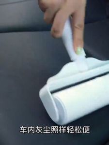 Home2U🏡【19/24cm】Long Pole Sticky Roller Mop Dust Sticky Remover Sticky Lint Roller for Dust Hair Pet Rambut Melekit Pelekat