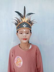 Bando Dayak bandana dayak untuk mempercantik aksesori menari