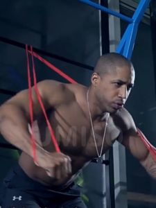 UMISO High Elasticity Yoga Fitness Rubber Resistance Bands Durable Squat Strength Training Bands Exercise Stretch Bands