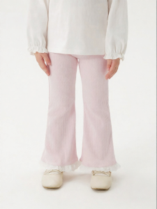 Marc&Janie | Floral Embroidered Bell-Bottom Trousers