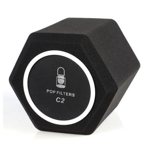 【HOSPORT】 C2 Studio Screen Acoustic Filter Desktop Recording Microphone Noise Reduction