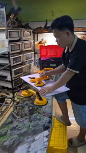 Hít Kính Hút Gạch Men Hít Ván Gỗ Hợp Kim Nhôm - Lực Hút Mạnh Siêu Bền