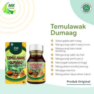 Temulawak Dumaag Obat Lambung dan Maag 350 gr