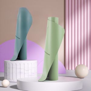 Luxury Yoga Mat Natural Rubber Anti-Slip Fitness Professional Beginner Yoga Mat Engraved Wide