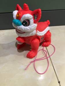 Mainan Anak Barongsai bisa jalan ada lampu dan musik