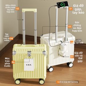MLZH | Vali Kéo Đẹp Nhỏ Gọn 18 Inch