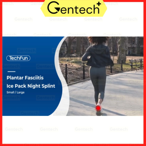 Tech Fun Plantar Fasciitis Night Splint Pain Relief Foot Ice Pack Wrap Cold Therapy Adjust Stretching For Men & Women