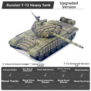 TANKZHANG | Large Tracked Armored RC Tank Remote Control Vehicle