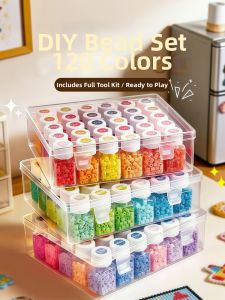 MINGZHUO | Stereoscopic Fused Beans DIY Kit with Dedicated Iron