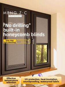 MENG Z·C | Màn Che Phong Cách Ong Không Cần Khoan Lắp Đặt Chống Nắng và Cách Âm