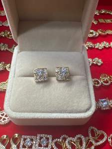 Stud Earrings Russian stone