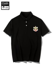 Loose Fit Mens Short Sleeve Polo Shirt Fashion Urban Style Business Casual Cotton Polyester Blend Animal Print Polo Top