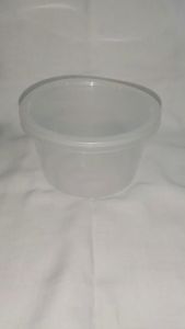 Plastic Round Canister-16 (450 ml)